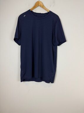Rhone Men's Navy Performance Short Sleeve Shirt